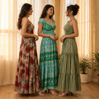 3 Women’s Printed Maxi Dress Collection ( P10 )