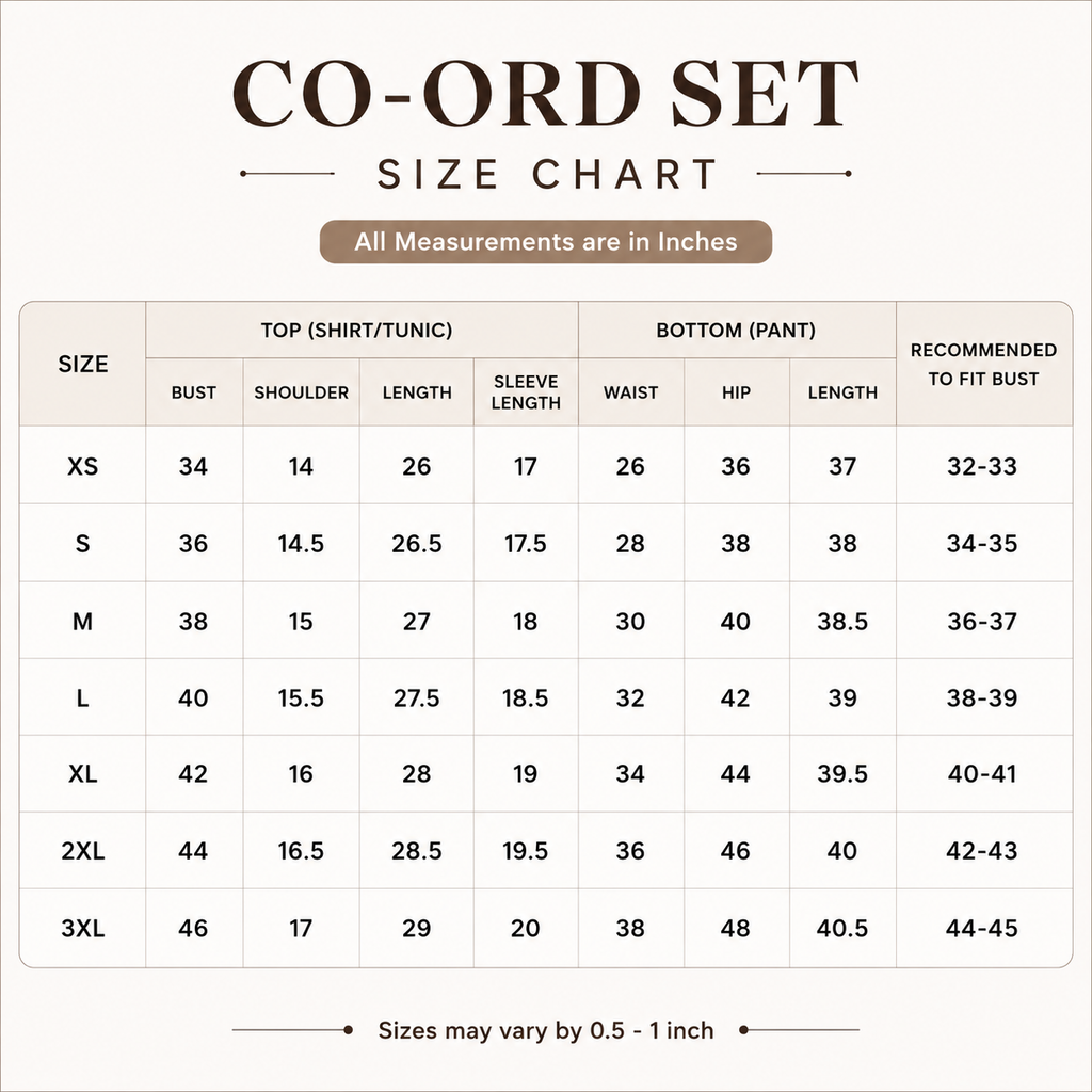 3 Women's Cotton Co-Ord Set ( C5 )