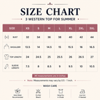 3 Western Top for Summer ( WT-1)