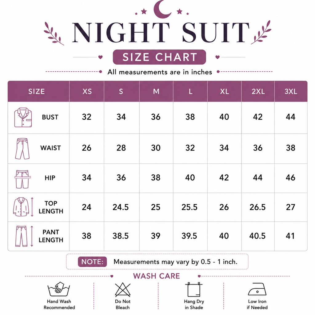 3 Night Suit Daily Wear Set (N1)