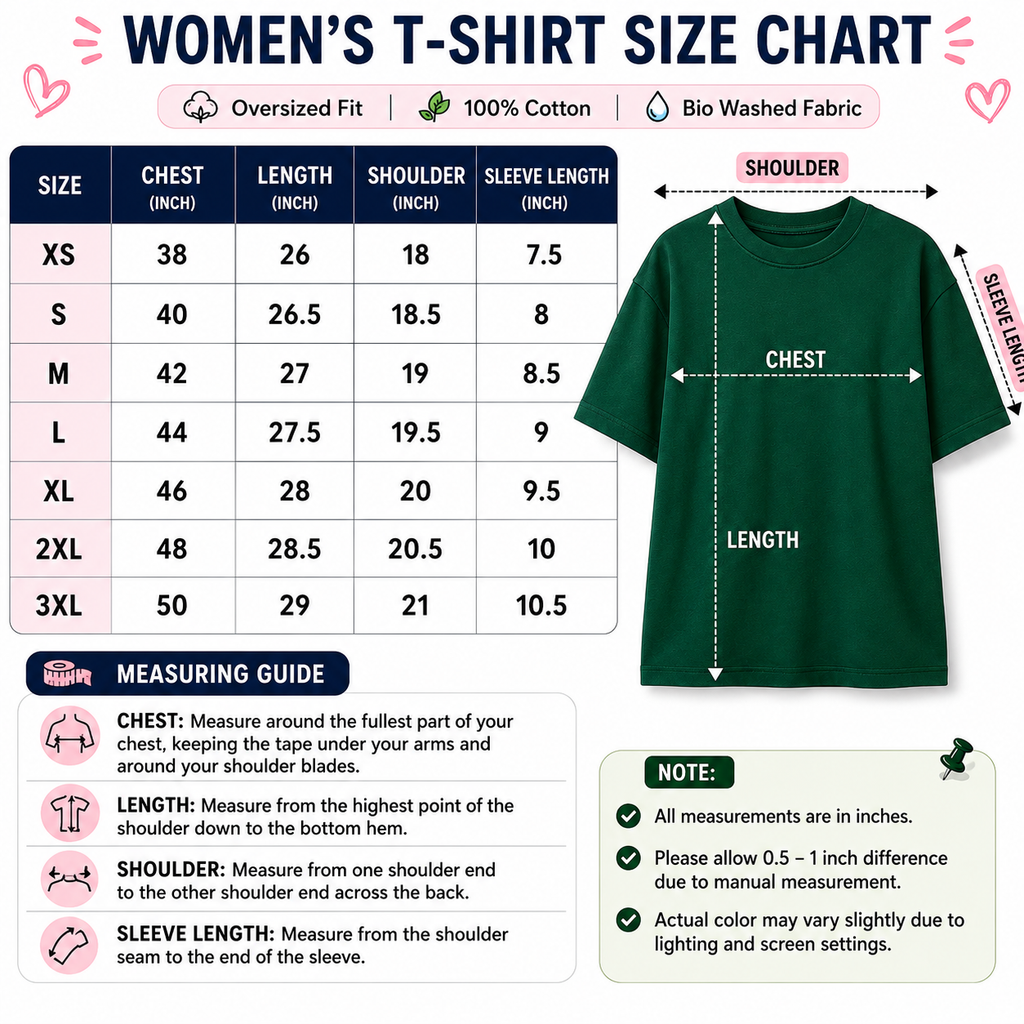 2 Pack Women’s Crop T-Shirt | Casual Oversized Graphic T-Shirts |TT-01