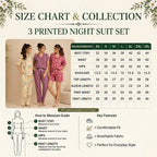 3 Combo Cotton Night Suits (C-2)